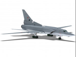 tupolev tu-22m backfire Model 3D