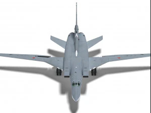 tupolev tu-22m backfire 3D Model
