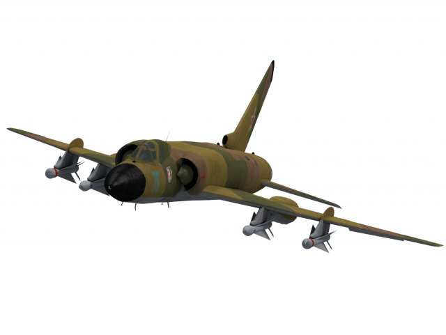 tupolev tu-128 fiddler Modelo 3D .c4d .max .obj .3ds .fbx .stl .blend 