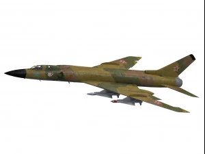 tupolev tu-128 fiddler 3D Model