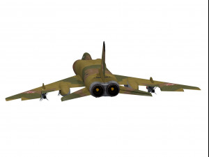 tupolev tu-128 fiddler Modelo 3D