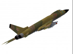 tupolev tu-128 fiddler Modelo 3D