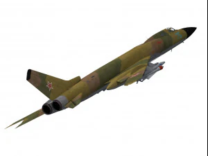 tupolev tu-128 fiddler 3D Model
