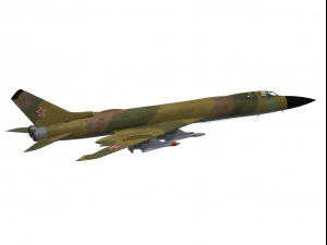 tupolev tu-128 fiddler 3D Model