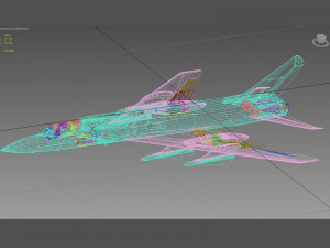 tupolev tu-128 fiddler Modelo 3D