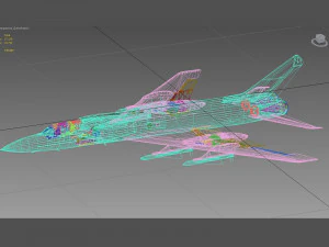 tupolev tu-128 fiddler 3D Model