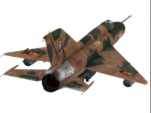 mikoyan gurevich mig-21 fishbed Modèle 3D