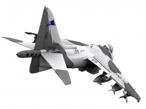 mcdonnell douglas av-8b harrier ii 3D Model