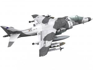 mcdonnell douglas av-8b harrier ii 3D 모델