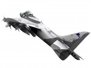 mcdonnell douglas av-8b harrier ii 3D Model