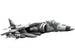 mcdonnell douglas av-8b harrier ii 3D 모델