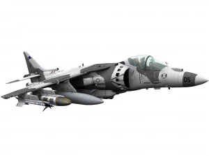 mcdonnell douglas av-8b harrier ii 3D Model