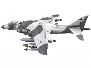 mcdonnell douglas av-8b harrier ii 3D 모델