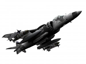 mcdonnell douglas av-8b harrier ii 3D Model