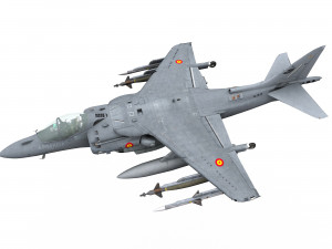 mcdonnell douglas av-8b harrier ii spanish armada 3D Model