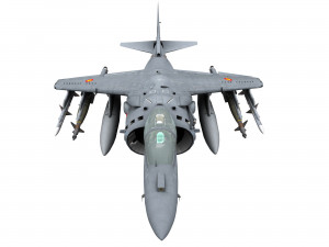 mcdonnell douglas av-8b harrier ii spanish armada 3D Model