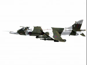 british aerospace harrier gr3 3D Model