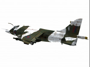 british aerospace harrier gr3 3D मॉडल