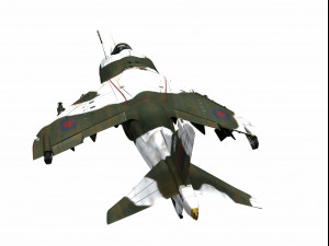 british aerospace harrier gr3 3D मॉडल