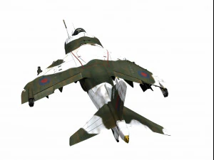british aerospace harrier gr3 3D Model