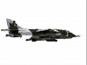 british aerospace harrier gr3 3D मॉडल