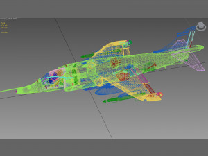 british aerospace harrier gr3 3D मॉडल