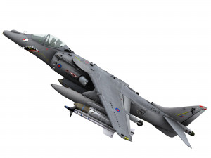 british aerospace harrier ii gr9 3D Model