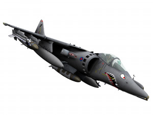 british aerospace harrier ii gr9 3D Model