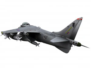 british aerospace harrier ii gr9 3D Model