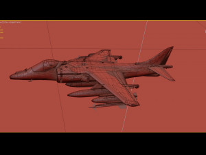 british aerospace harrier ii gr9 3D Model