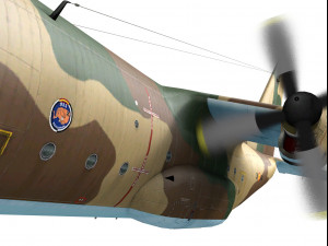 lockheed c-130 hercules 3Dモデル