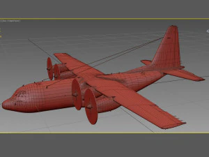 lockheed c-130 hercules 3D Model