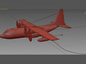 lockheed kc-130 hercules 3D Model
