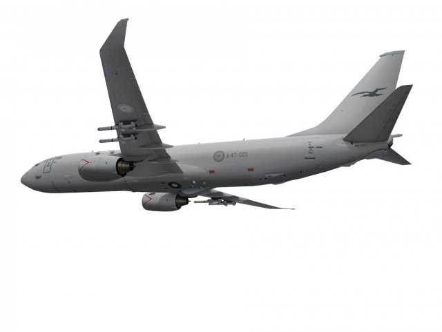 boeing p-8 poseidon 3D Model .c4d .max .obj .3ds .fbx .lwo .lw .lws