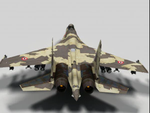 sukhoi su-35 flanker e egypt 3D Model