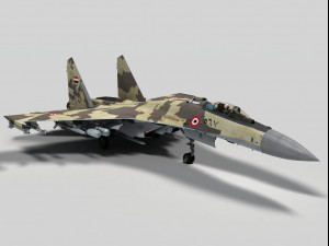 sukhoi su-35 flanker e egypt 3D 模型