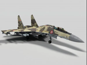 sukhoi su-35 flanker e egypt 3D Model