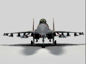 sukhoi su-35 flanker e egypt 3D 模型