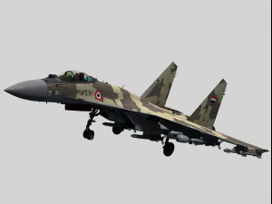 sukhoi su-35 flanker e egypt 3D Model