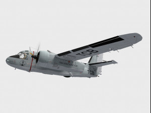 grumman s-2 f tracker 3D Model