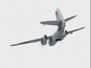 grumman s-2 f tracker 3D Model
