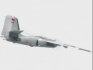 grumman s-2 f tracker 3D Model