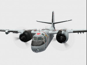 grumman s-2 f tracker 3D Model