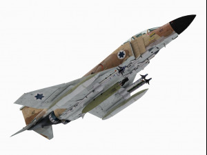 mcdonnell douglas f-4 d phantom ii israel 3D Модель