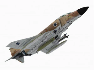 McDonnell Douglas F-4 D Phantom II Isra&euml;l 3D Model