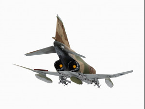 mcdonnell douglas f-4 d phantom ii israel 3D Модель