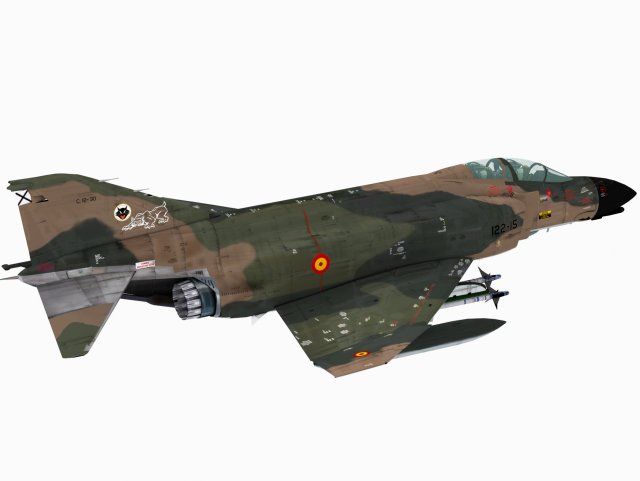 mcdonnell douglas f-4 c phantom ii 3Dモデル .c4d .max .obj .3ds .fbx .stl .blend 