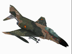 mcdonnell douglas f-4 c phantom ii 3Dモデル