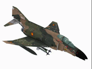 mcdonnell douglas f-4 c phantom ii 3D Model