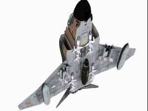 mcdonnell douglas f-4 c phantom ii 3Dモデル